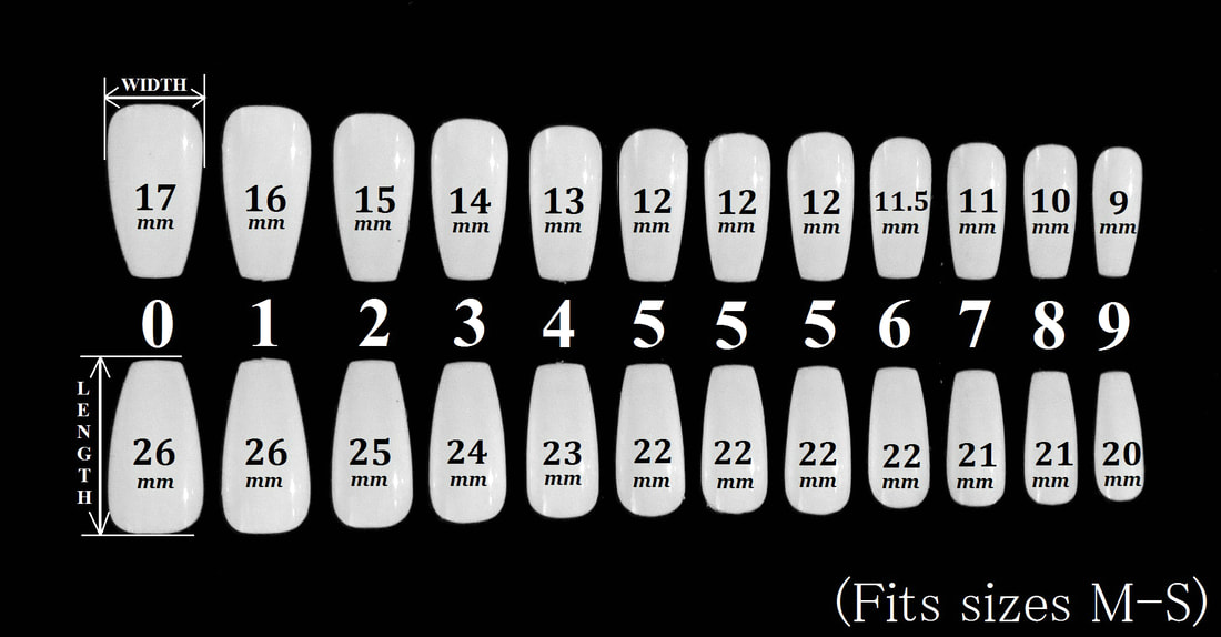 Acrylic Nail Length Chart